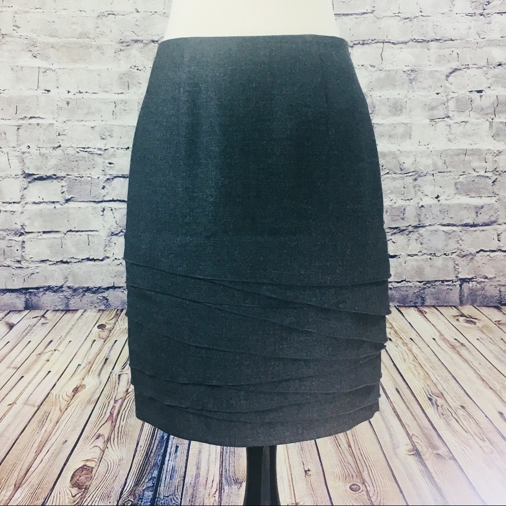 Carlisle Gray Pencil Skirt